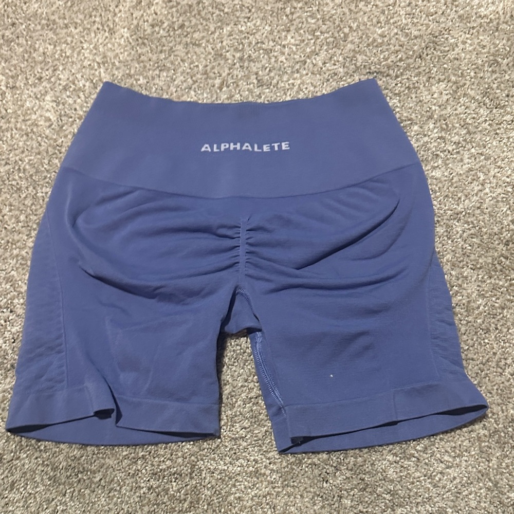 Alphalete Women's Navy Bike Shorts